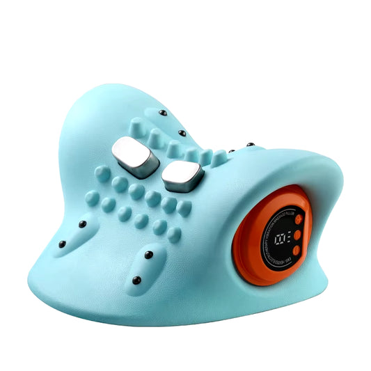 NeckEase Pro™ – Intelligent Cervical Traction & EMS Massage Pillow for Instant Neck Relief